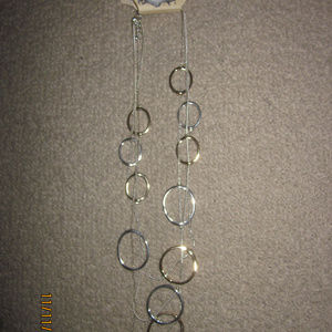 Silver statement necklace